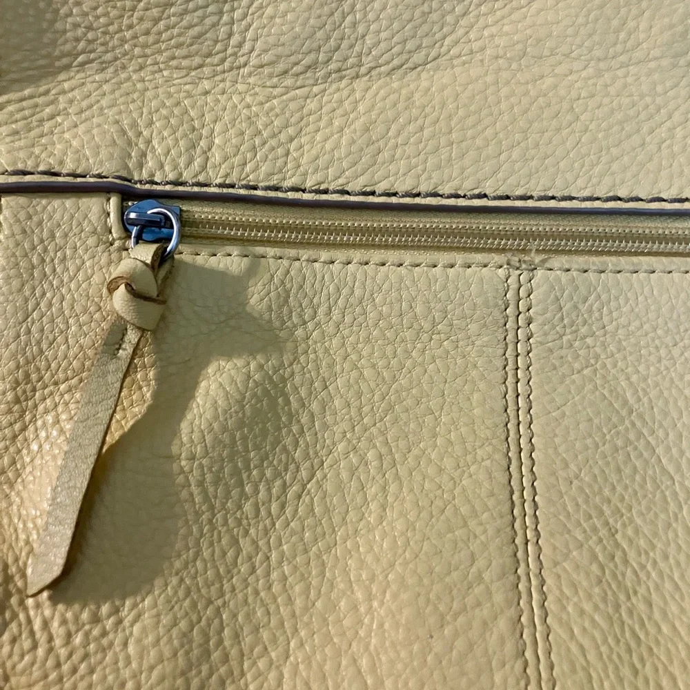 The Sak Yellow Crossbody Bag with Feather Charm - Picture 5 of 11